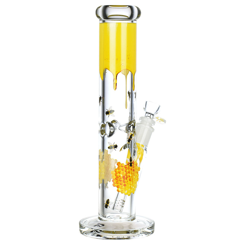 Pulsar Sweet Nectar Design Series Straight Tube Water Pipe | 12" | 14mm F - Smoke N’ Poke