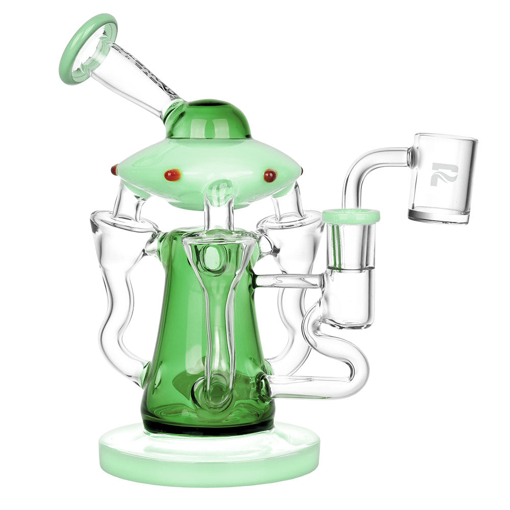 Pulsar Friendly Visitors Recycler Dab Rig - 7.5"/14mm F/Colors Vary - Smoke N’ Poke