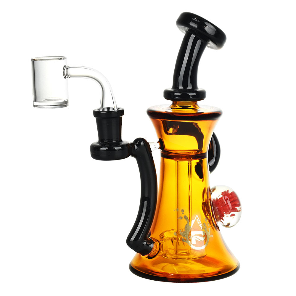 Pulsar Blossom Recycler Dab Rig-7.25"/14mm F - Smoke N’ Poke