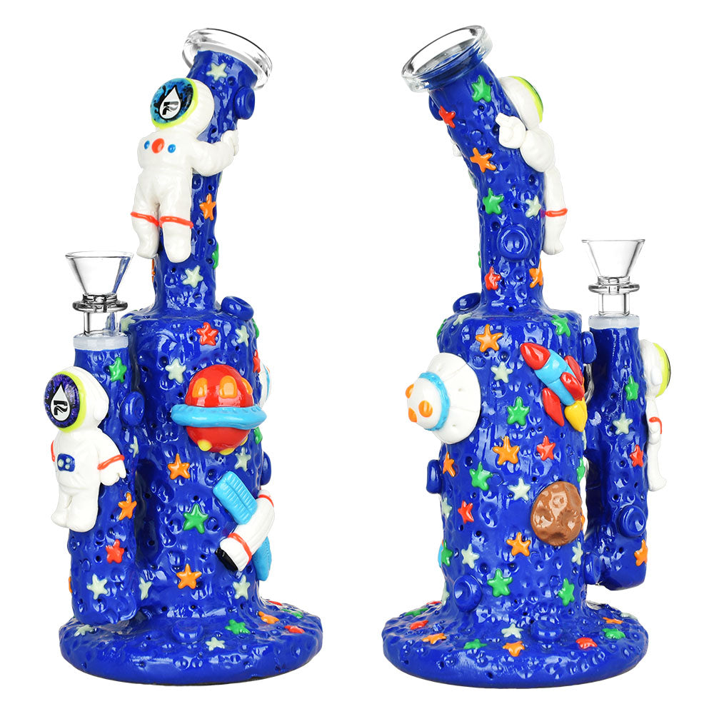 Pulsar Spaceman Water Pipe - 9.5"/14mm F - Smoke N’ Poke