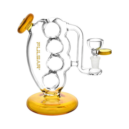 Pulsar Knuckle Bubbler Pro Water Pipe | 6.25" | 14mm F - Smoke N’ Poke