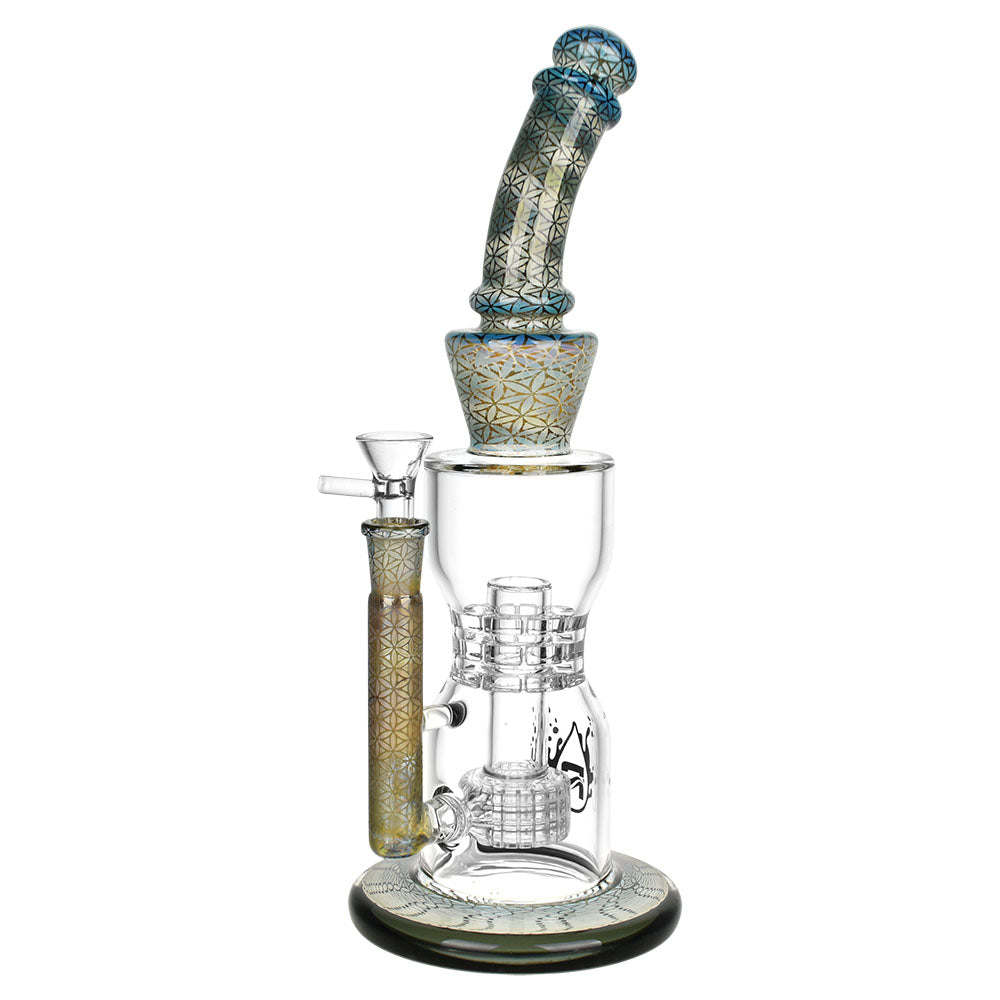 Pulsar Flower of Life Water Pipe | 12.25" | 14mm F - Smoke N’ Poke