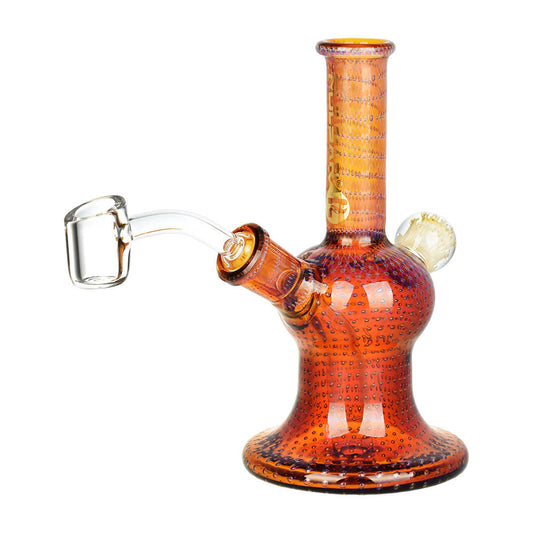 Pulsar Blooming Bubble Matrix Mini Dab Rig | 5.75" | 14mm F - Smoke N’ Poke