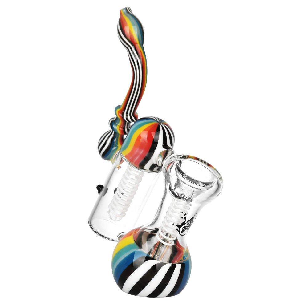 Pulsar Double Chamber Bubbler Pipe | 7" - Smoke N’ Poke