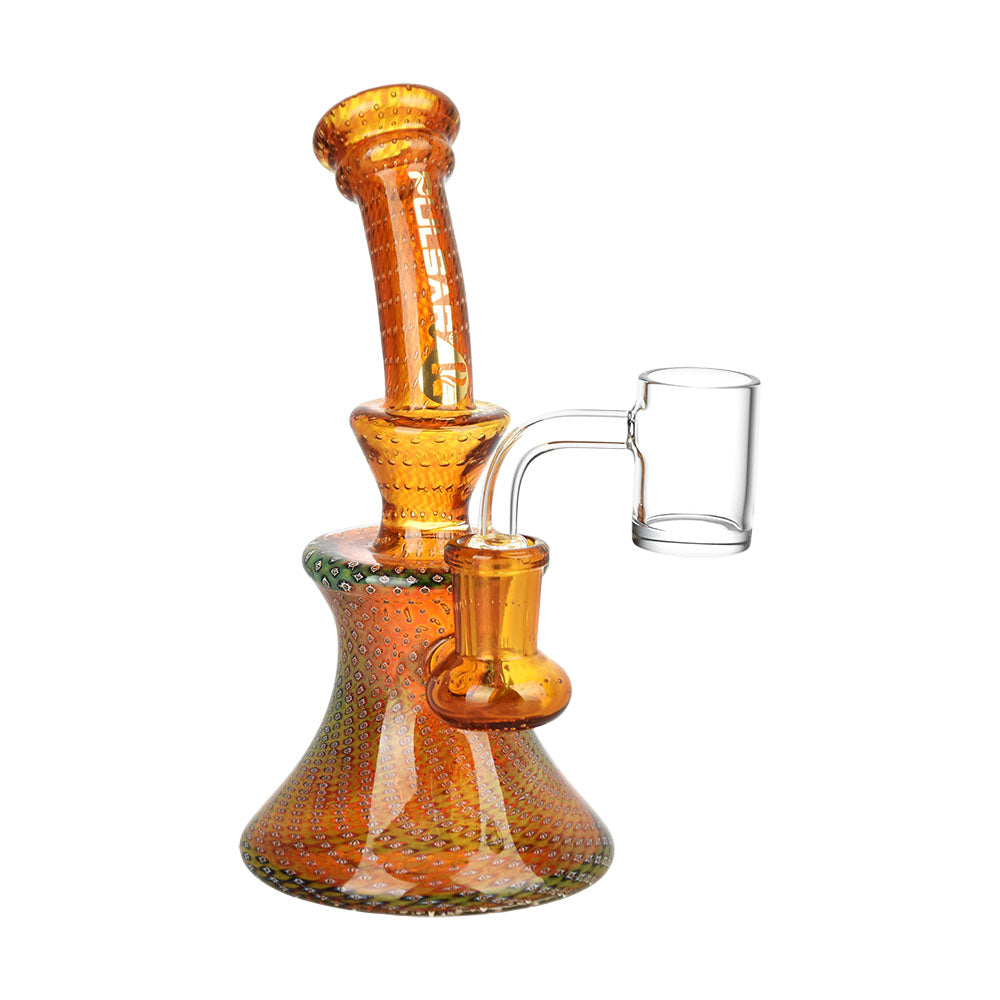 Pulsar Bubble Matrix Hourglass Dab Rig | 6.5" | 14mm F - Smoke N’ Poke