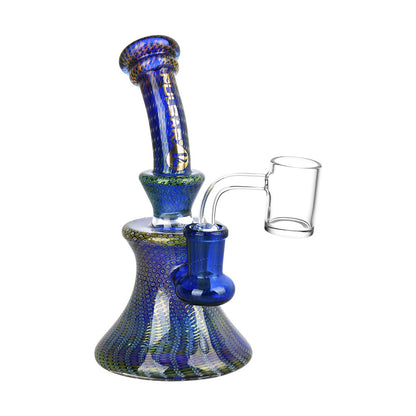 Pulsar Bubble Matrix Hourglass Dab Rig | 6.5" | 14mm F - Smoke N’ Poke