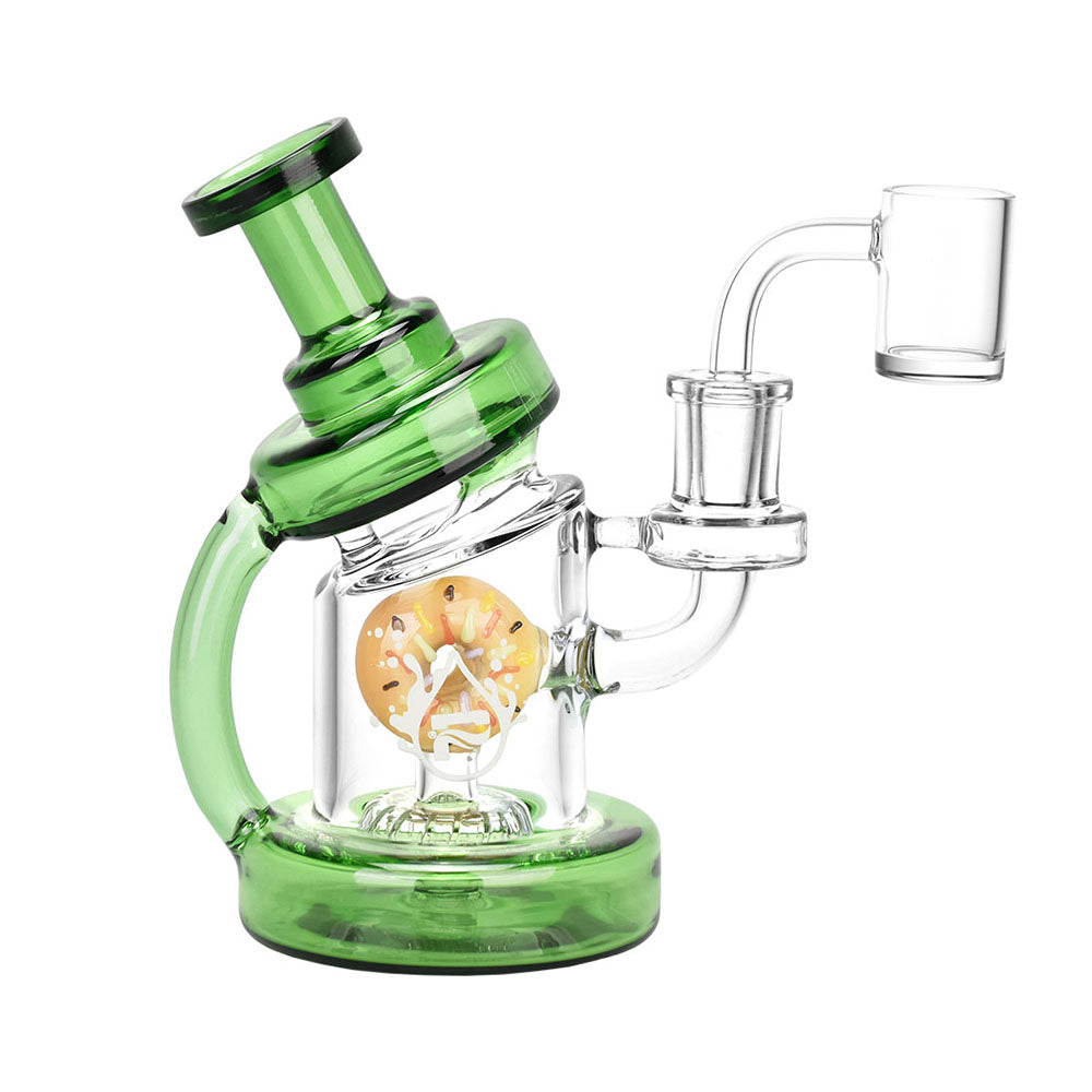 Pulsar Smoking Donuts Dab Rig | 6" | 14mm F - Smoke N’ Poke