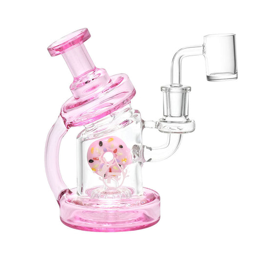 Pulsar Smoking Donuts Dab Rig | 6" | 14mm F - Smoke N’ Poke