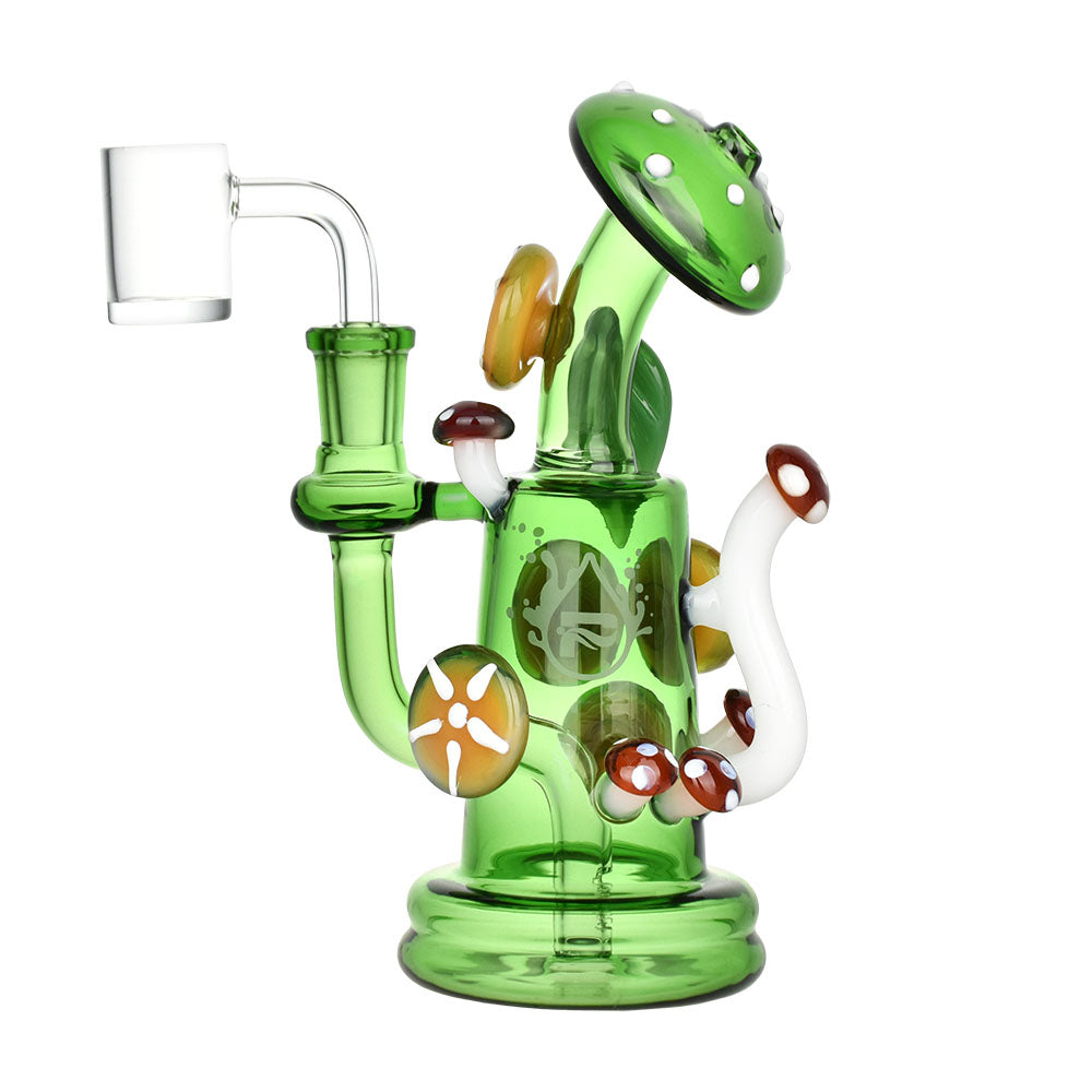 Pulsar Shroom Crazy Dab Rig | 6.75" | 14mm F - Smoke N’ Poke