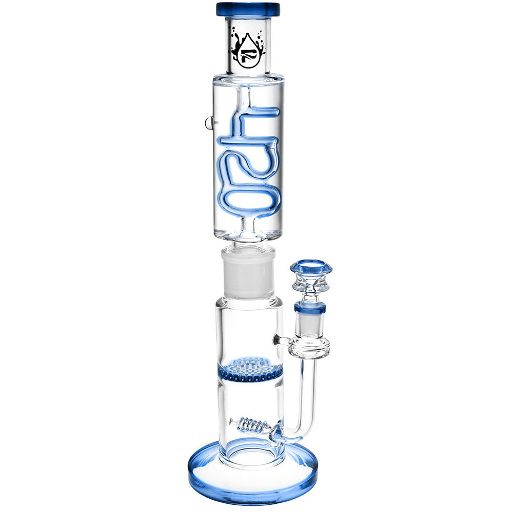 Pulsar 420 Design Glycerin Stacker Water Pipe | 13.75" | 14mm F - Smoke N’ Poke