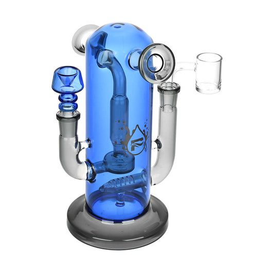 Pulsar Double Trouble Dry Pipe/Dab Rig | 8" | 14mm F - Smoke N’ Poke