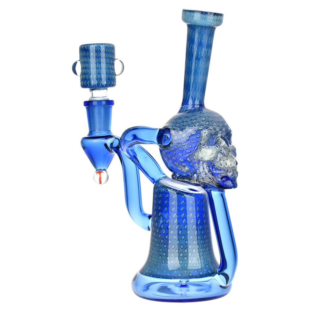 Pulsar AI Life Form Bubble Matrix Recycler Water Pipe | 7.25" | 14mm F - Smoke N’ Poke