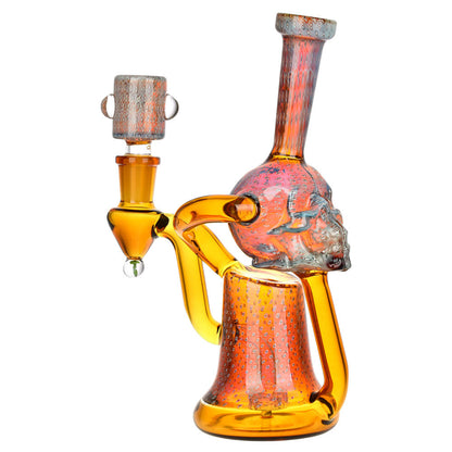 Pulsar AI Life Form Bubble Matrix Recycler Water Pipe | 7.25" | 14mm F - Smoke N’ Poke