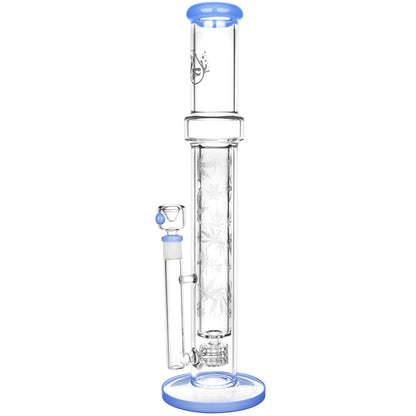 Pulsar Double Wall Perc Tube Water Pipe | 16.75" | 14mm F - Smoke N’ Poke