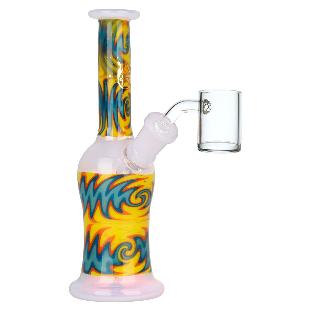 Pulsar Being Here Mini Dab Rig | 6.75" | 14mm F - Smoke N’ Poke