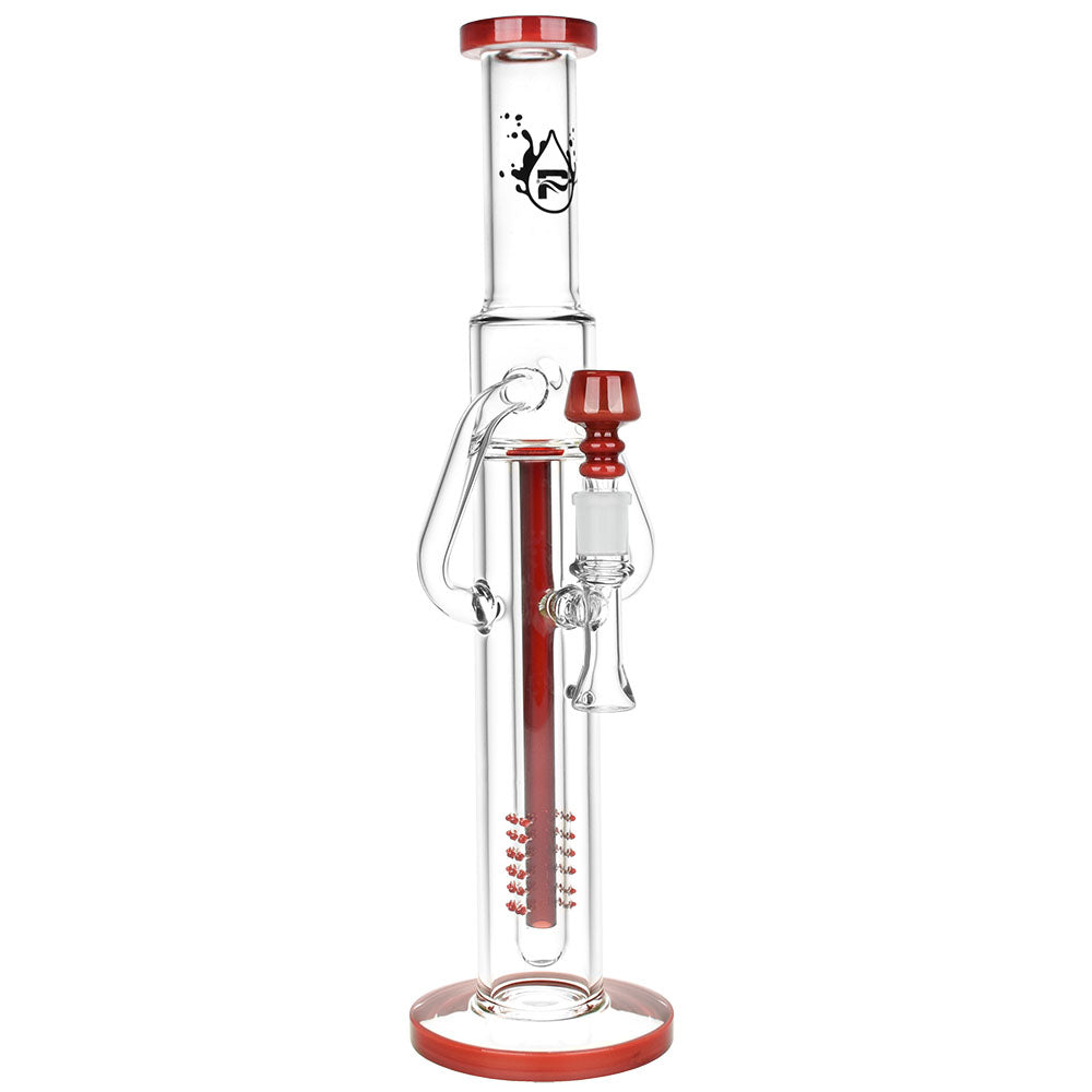 Pulsar Deep Pocket Tube Recycler Water Pipe | 16" | 14mm F - Smoke N’ Poke