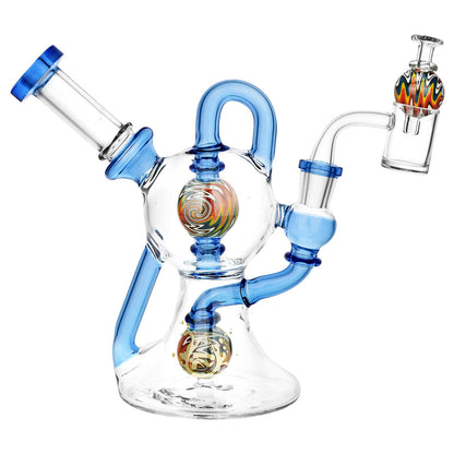 Pulsar Top Down Recycler Kit w/ Ball Cap | 7" | 14mm F - Smoke N’ Poke