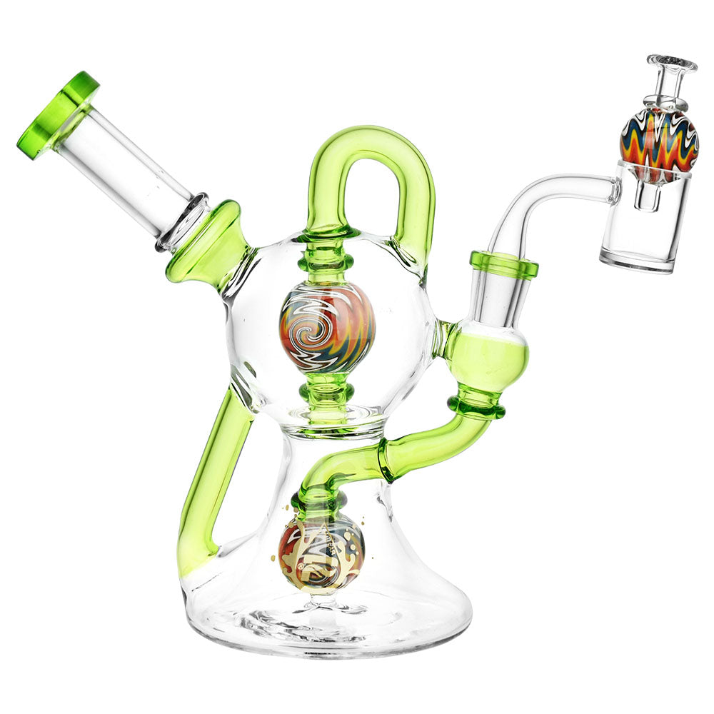 Pulsar Top Down Recycler Kit w/ Ball Cap | 7" | 14mm F - Smoke N’ Poke