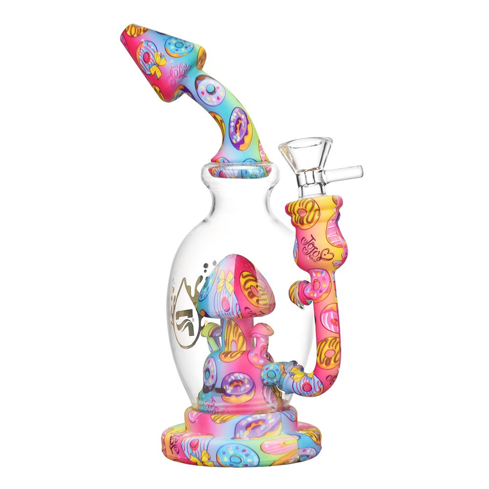 Pulsar Shroom Celebration Water Pipe | 8" | 14mm F