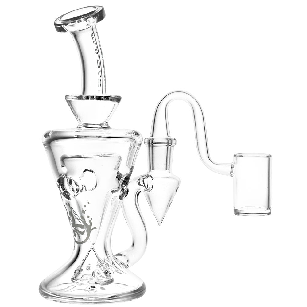 Pulsar Chalice Dab Rig - 7.25" / 14mm F / Clear - Smoke N’ Poke