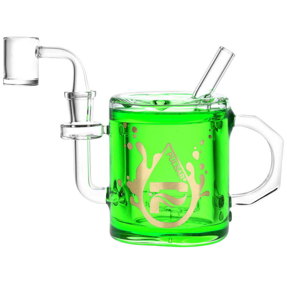 Pulsar Coffee Cup Glycerin Dab Rig | 6" | 14mm FPulsar Coffee Cup Glycerin Dab Rig | 6" | 14mm F - Smoke N’ Poke