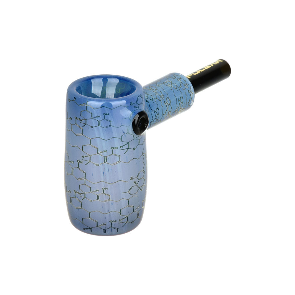 Pulsar Inside Print Glass Mini Hammer Bubbler | THC Blueprint | 3.5" - Smoke N’ Poke