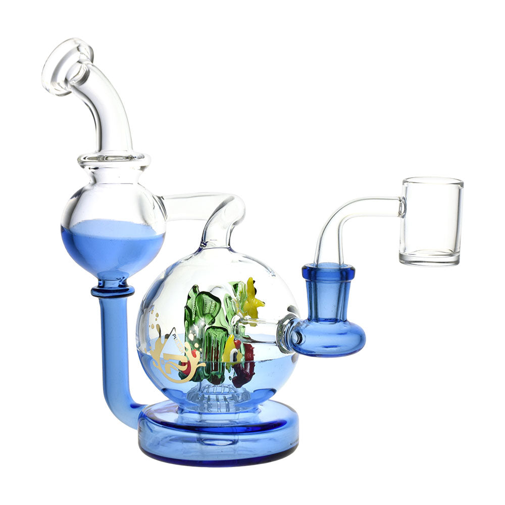 Pulsar Sea Globe Recycler Dab Rig - 7" / 14mm F - Smoke N’ Poke