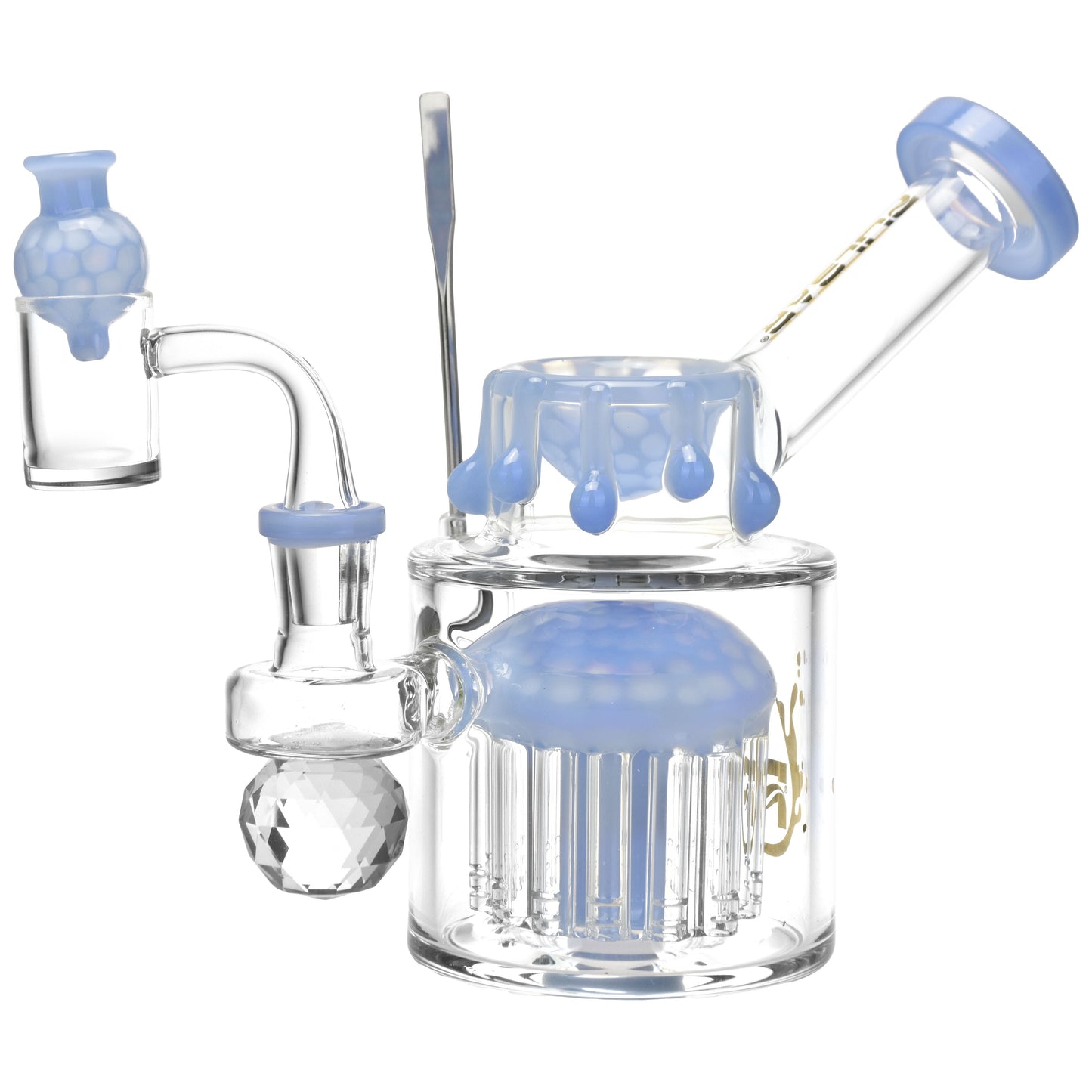 Pulsar Day Drippin' Glass Dab Rig Set | 6" | 14mm F