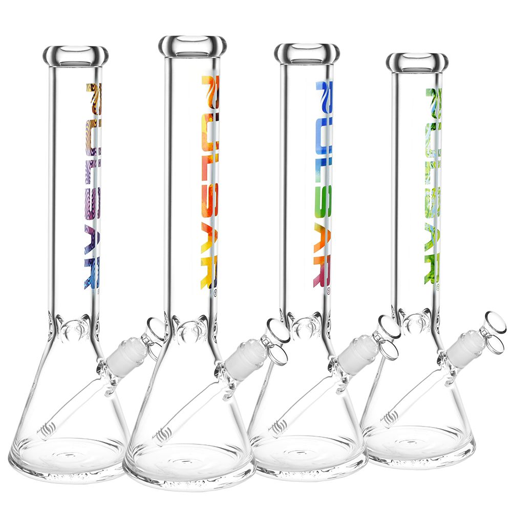 Pulsar Illustrious Glass Beaker Water Pipe | 14mm F | Colors Vary