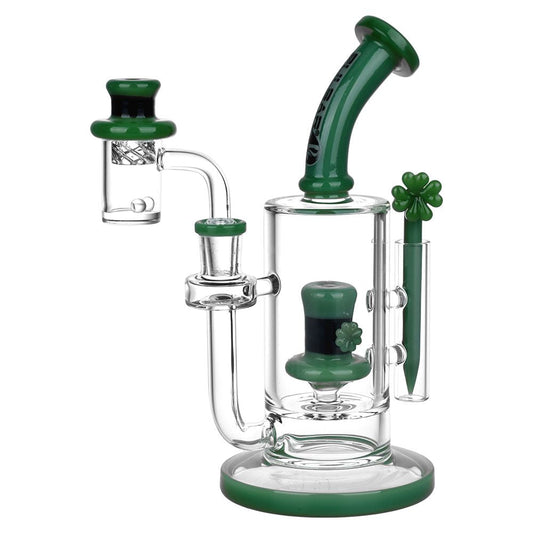 Pulsar St. Patrick's Day Special Rig con tapa de carburador y Dabber - 8" / 14 mm F