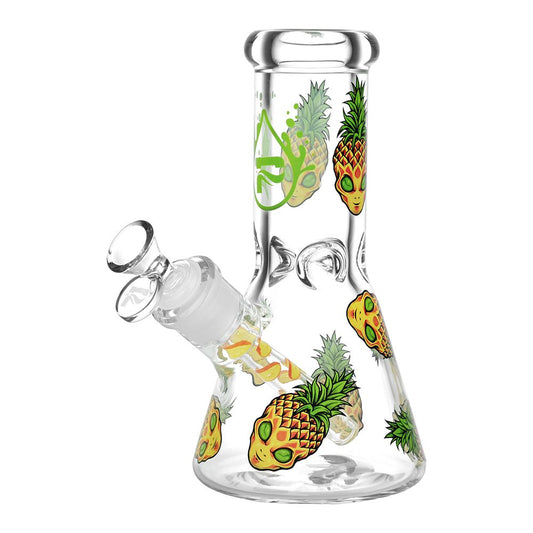 Pulsar Pinealien Design Series Glass Beaker Water Pipe - 8" / 14mm F