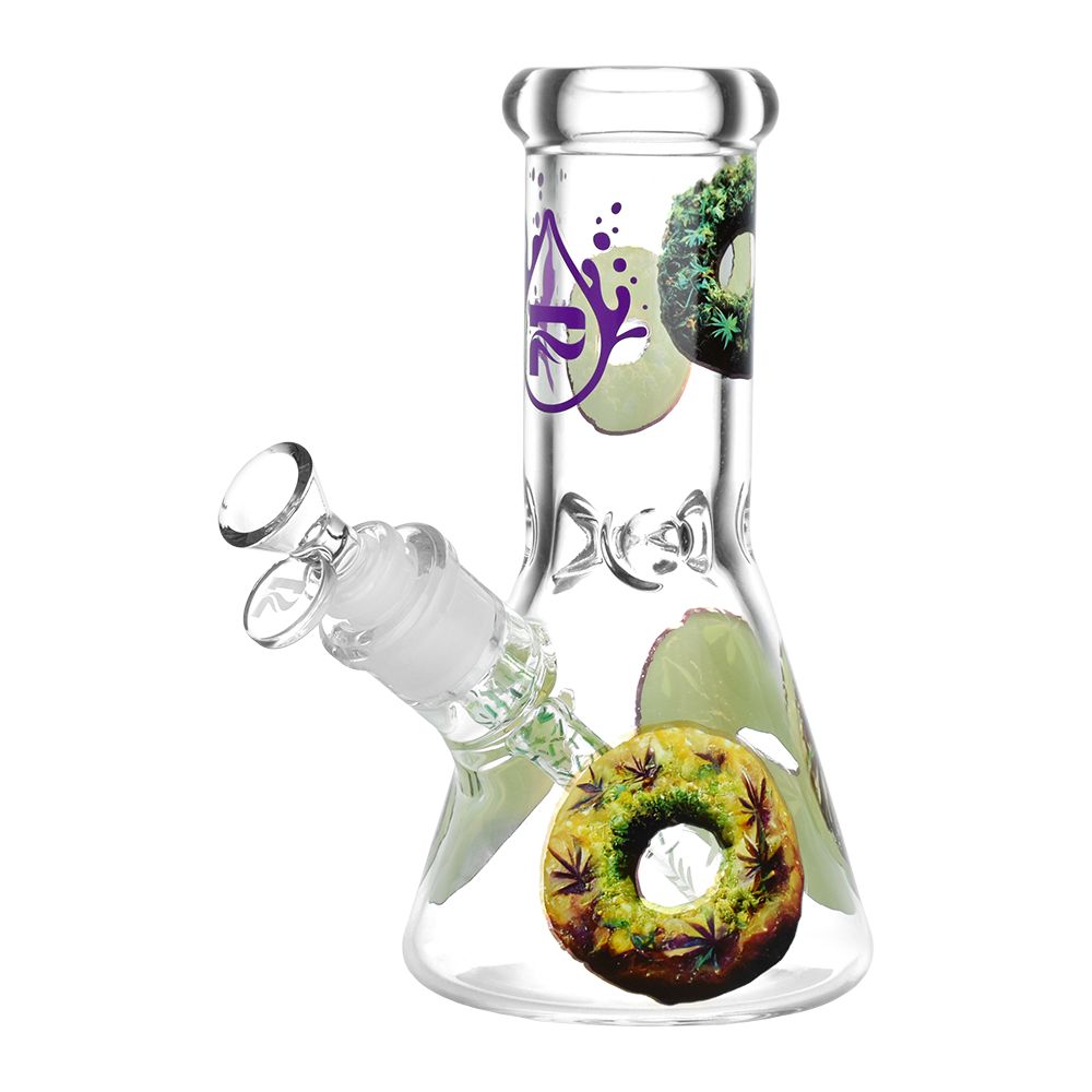 Pulsar Forbidden Donuts Design Series Glass Beaker Water Pipe - 7.75" / 14mm F