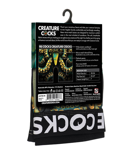 Creature Cocks - Creature Wear Monstropus Tentacled Monster Boxer Shorts - MD