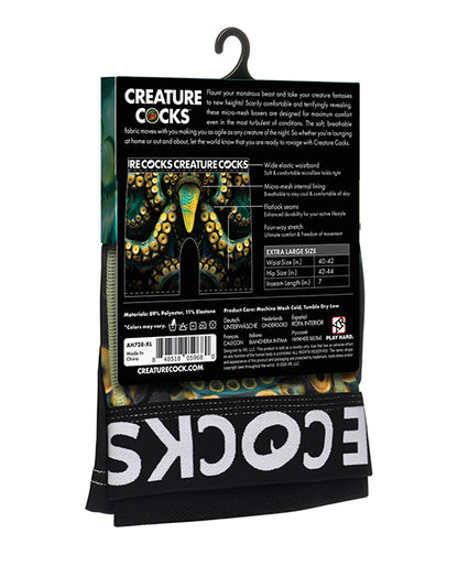 Creature Cocks - Creature Wear Monstropus Tentacled Monster Boxer Shorts - MD