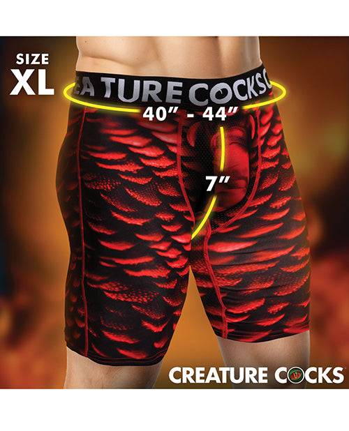 Creature Cocks - Creature Wear Horny Devil Demon Boxer Shorts - MD