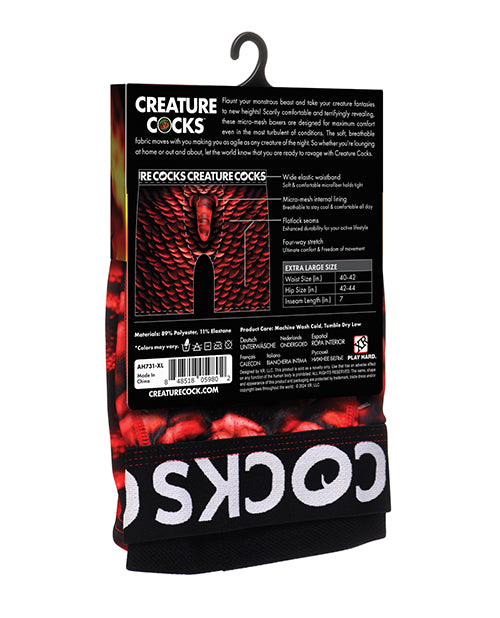 Creature Cocks - Creature Wear Horny Devil Demon Boxer Shorts - MD