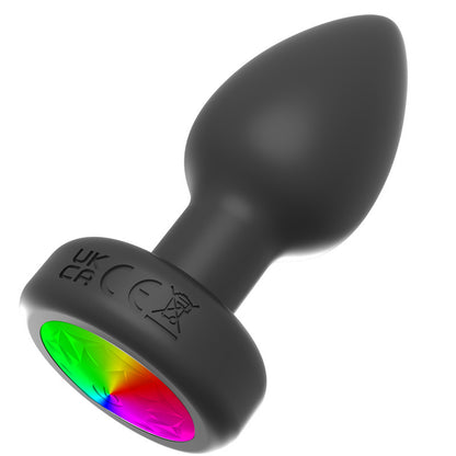 Colored Lights Butt Plug Outdoor Wireless Remote Control Silicone Product Butt Plug Wear Sexy Massage