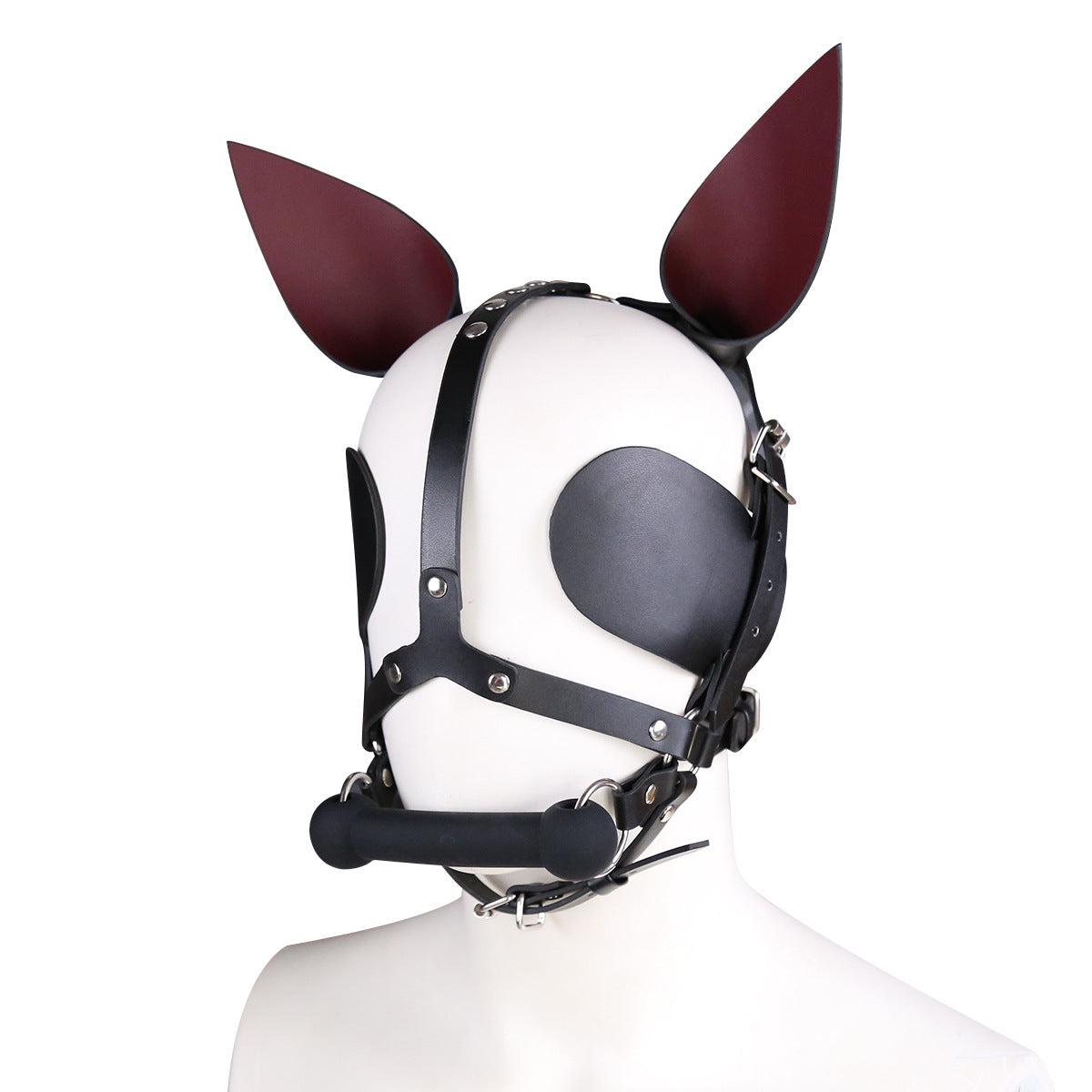 Sexy Tip Ear Band Ball Gag Eye-covering Headgear