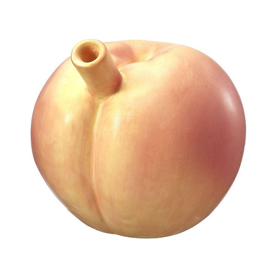 Ceramic Peach Shaped Pipe -  (1 Count)