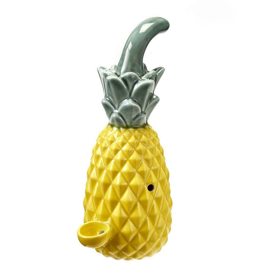 Ceramic Pineapple Hand Pipe -  (1 Count)