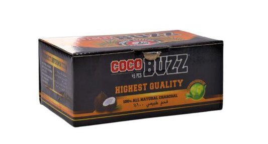 Coco Buzz Charcoals - (45 Count Per Box)