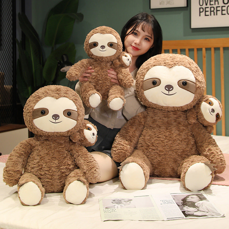 Mother And Child Sloth Doll Plush