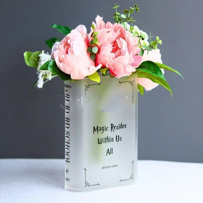 Hogwarts-inspired Acrylic Book Vase