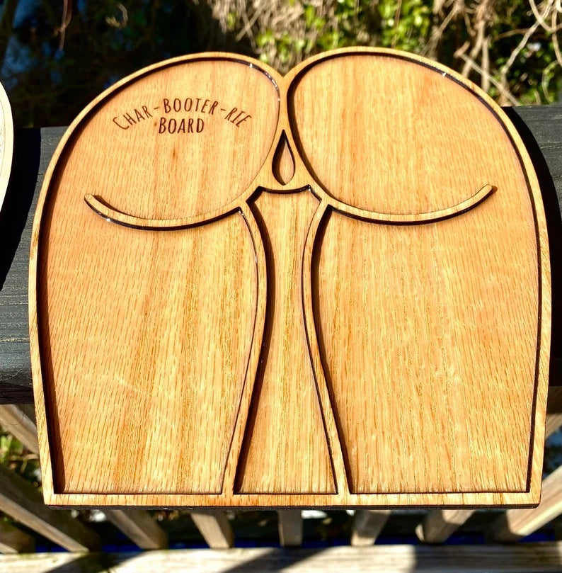 Big Butt Funny Table Tray Wooden