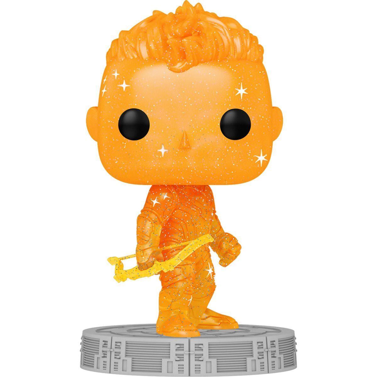 Funko - Avengers Infinity Saga Hawkeye Orange Artist Series Pop! Figura de vinilo - Estuche protector - (1 unidad)