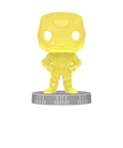 Funko - Avengers Infinity Saga Iron Man Yellow Artist Series Pop! Vinyl Figure - Protector Case - (1 Count)