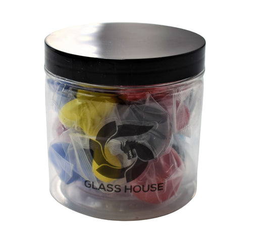 Glass House Carb Caps - Color May Vary - (12 Count)