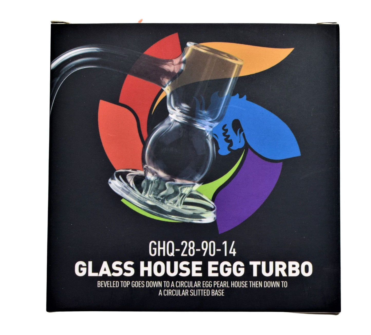 Glass House Egg Turbo Design 14mm Male Bangor - (1 Count)