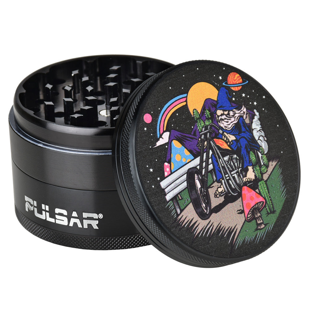 Pulsar Artist Series Grinder | Julian Akbar Trippy Trip - Smoke N’ Poke