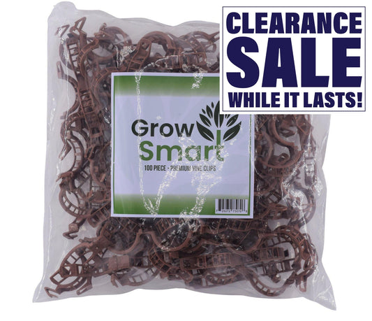 Grow Smart Premium Vine Clips - (100 Count Bag)